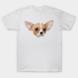 Chihuahua on White T-Shirt